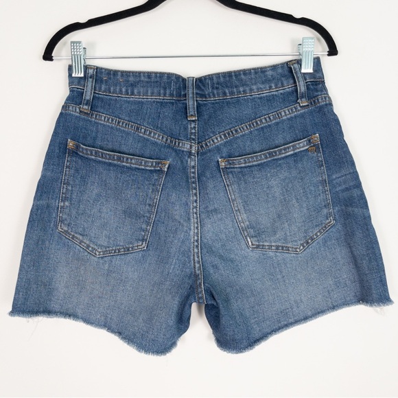 Madewell Curvy High Rise Denim 4 Inch Inseam Shorts - Picture 5 of 8